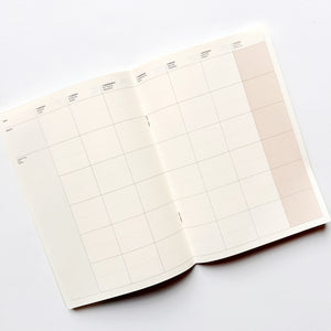 Monthly A5 Notebook