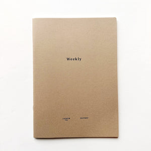 Weekly A5 Notebook
