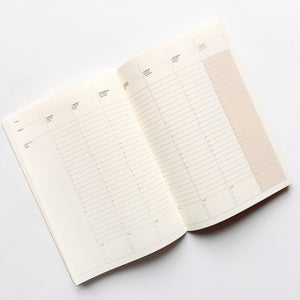 Weekly A5 Notebook