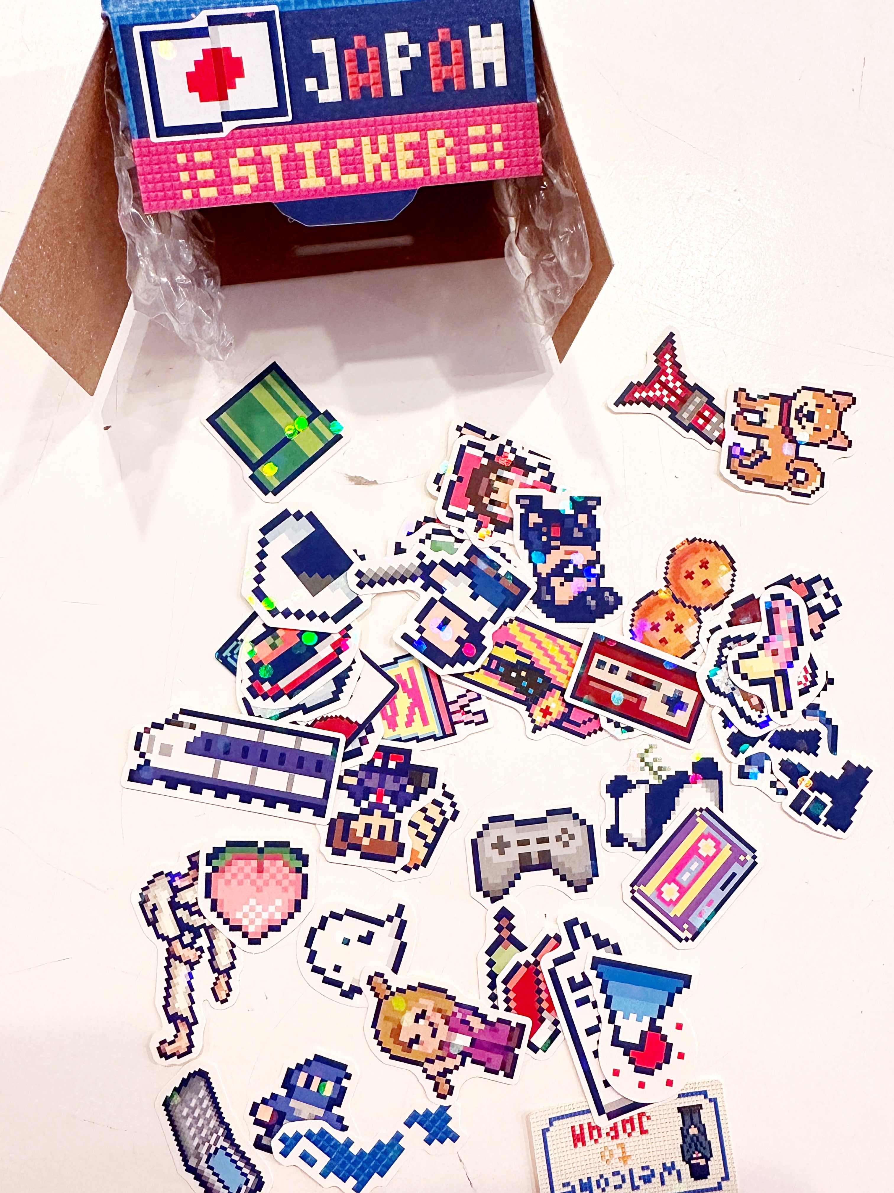 Japanese Culture Box Sticker Flakes
