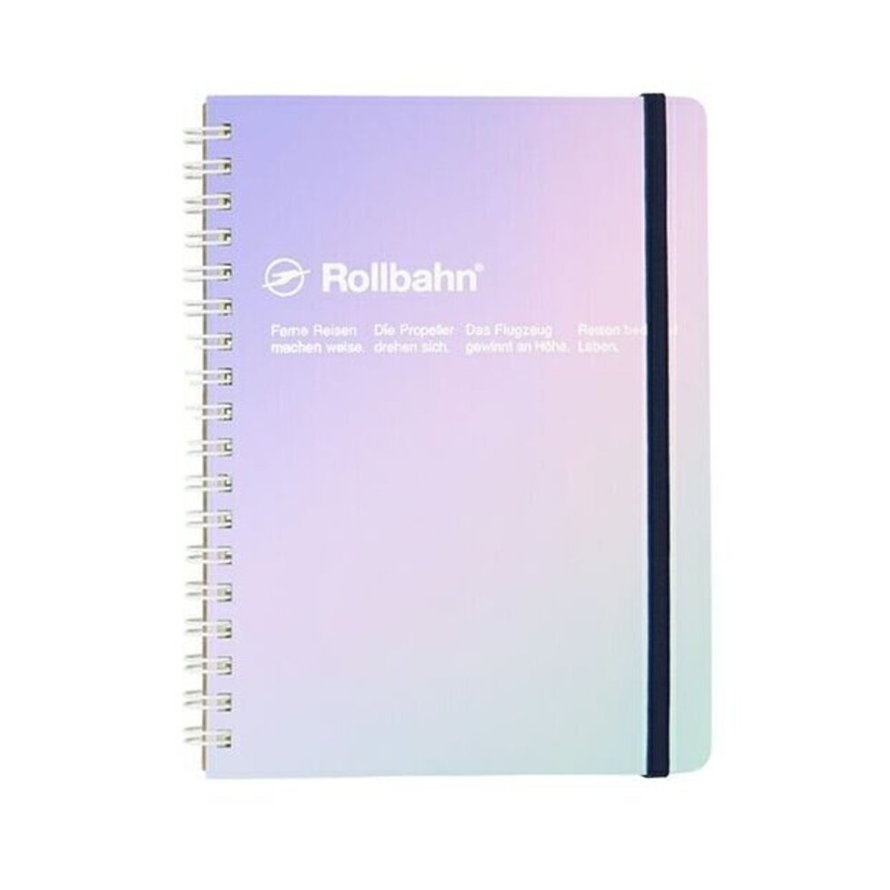 Rollbahn Metallic Spiral Notebook