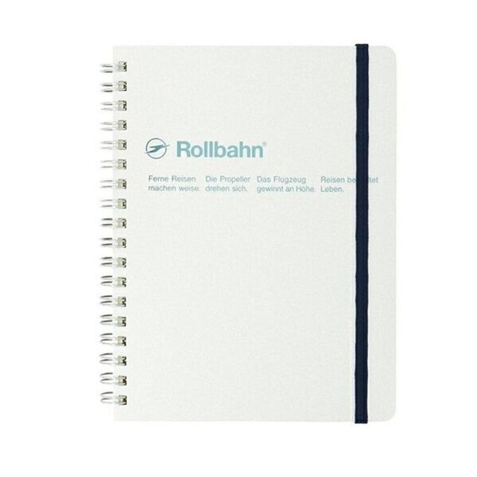 Rollbahn Polar White Spiral Notebook