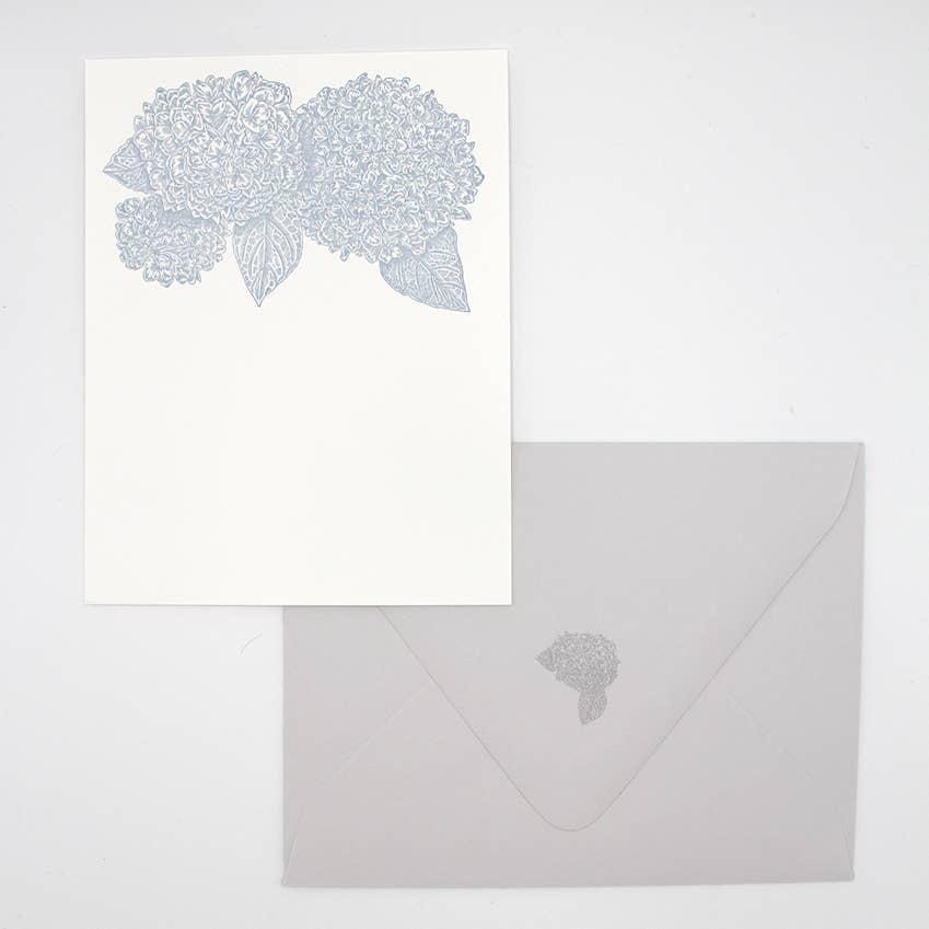 Hydrangea Flat Card Set