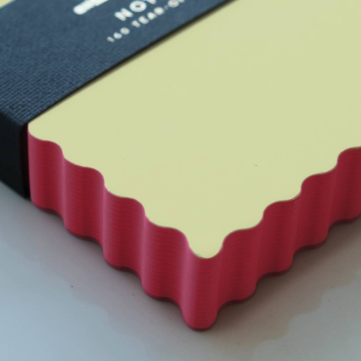 Citron/Coral Mini Wave Notepad
