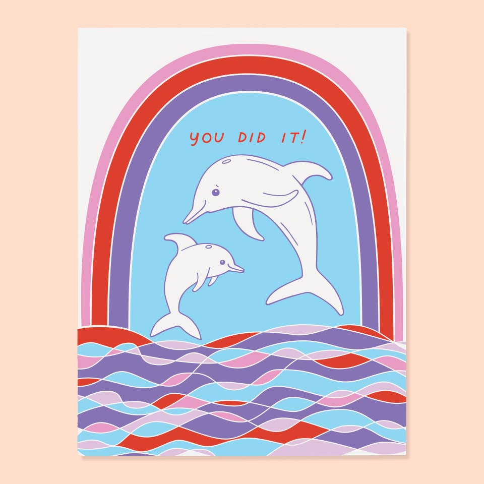 Dolphins Congrats Card