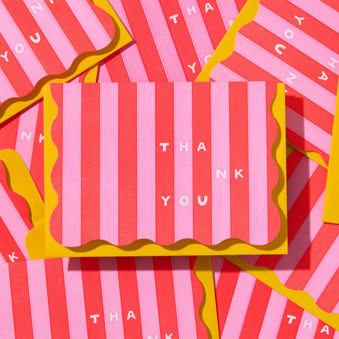 Stripes Thank you Notecards