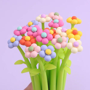 Flower Wiggle Gel Toy Pen