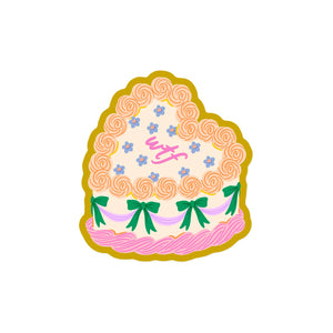 WTF Cake Sticker