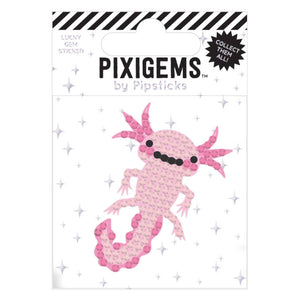 Sticker of a mythical creature in pink and bright pink.