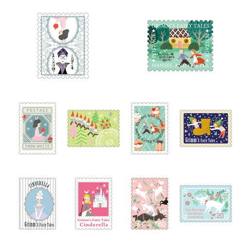 Shinzi Katoh Grimm's Fairy Tales - Set 1 - Sticker Flakes