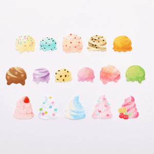 Ice Cream Parlor Sticker Washi Tape