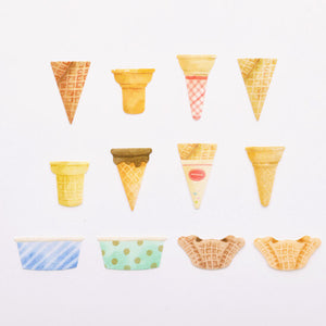 Ice Cream Parlor Sticker Washi Tape