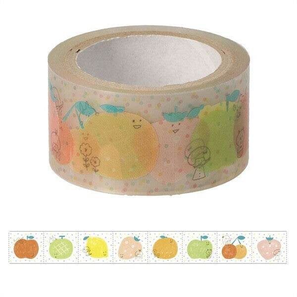 MARK'S Collab Fruits Clear Wide Washi Tape