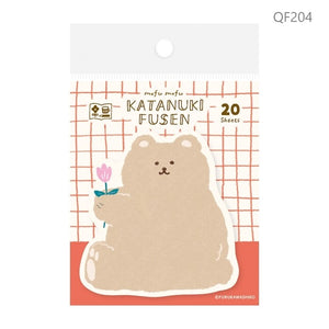 Puffy Bear Die-Cut Sticky Notes