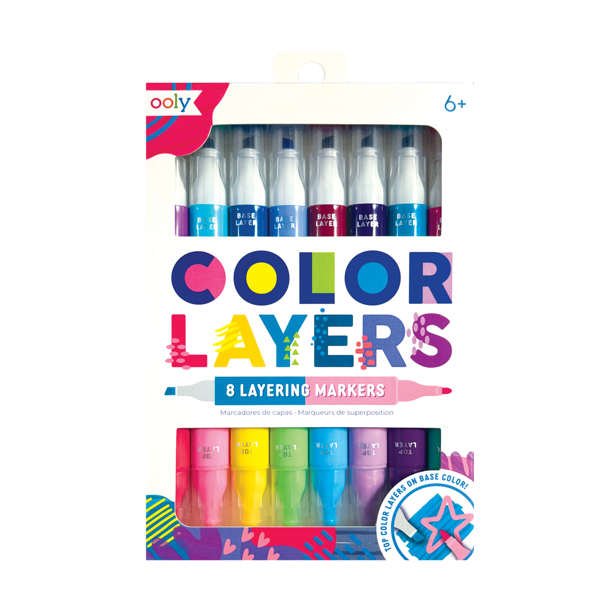Color Layers Double Ended Markers