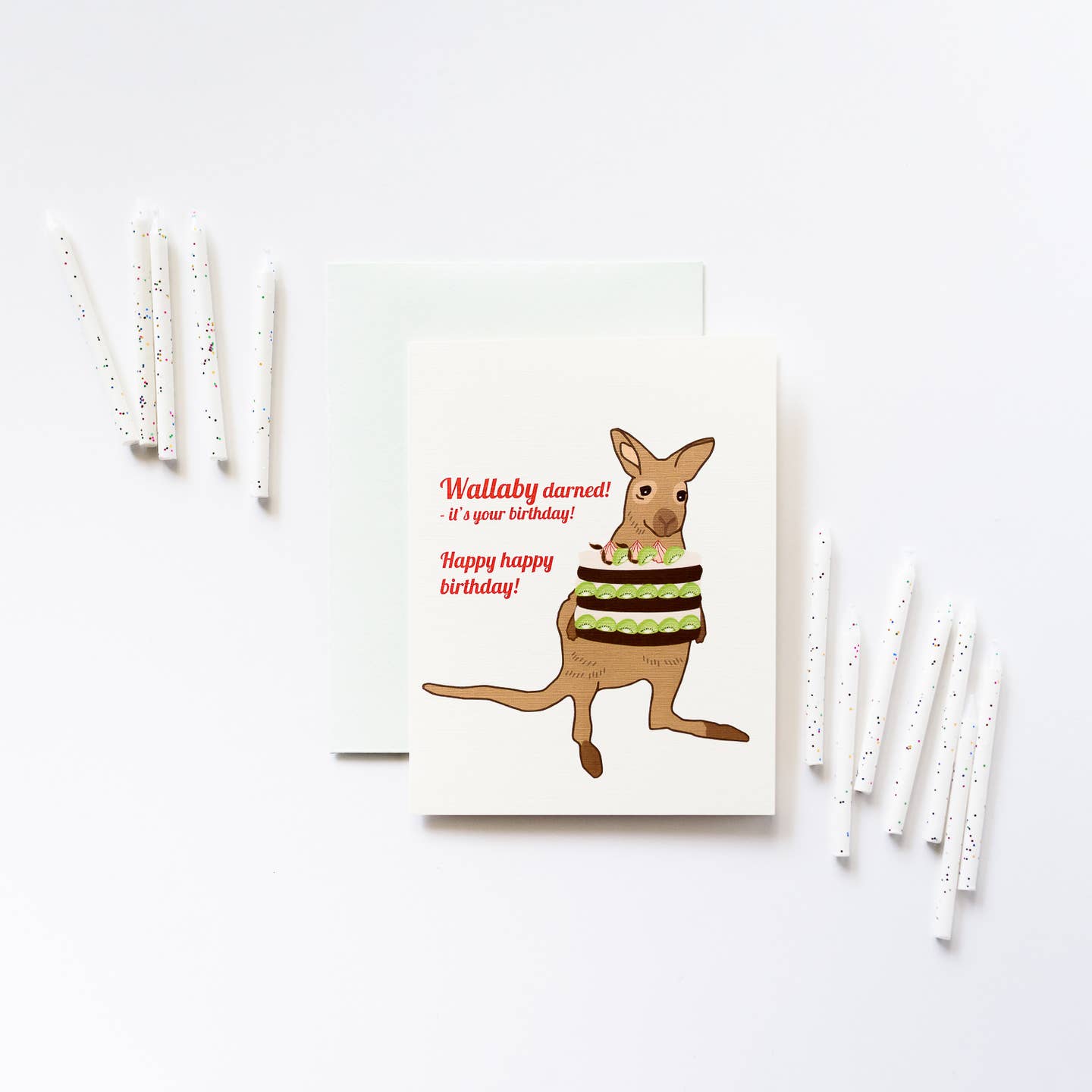 Wallaby Darn Birthday Card