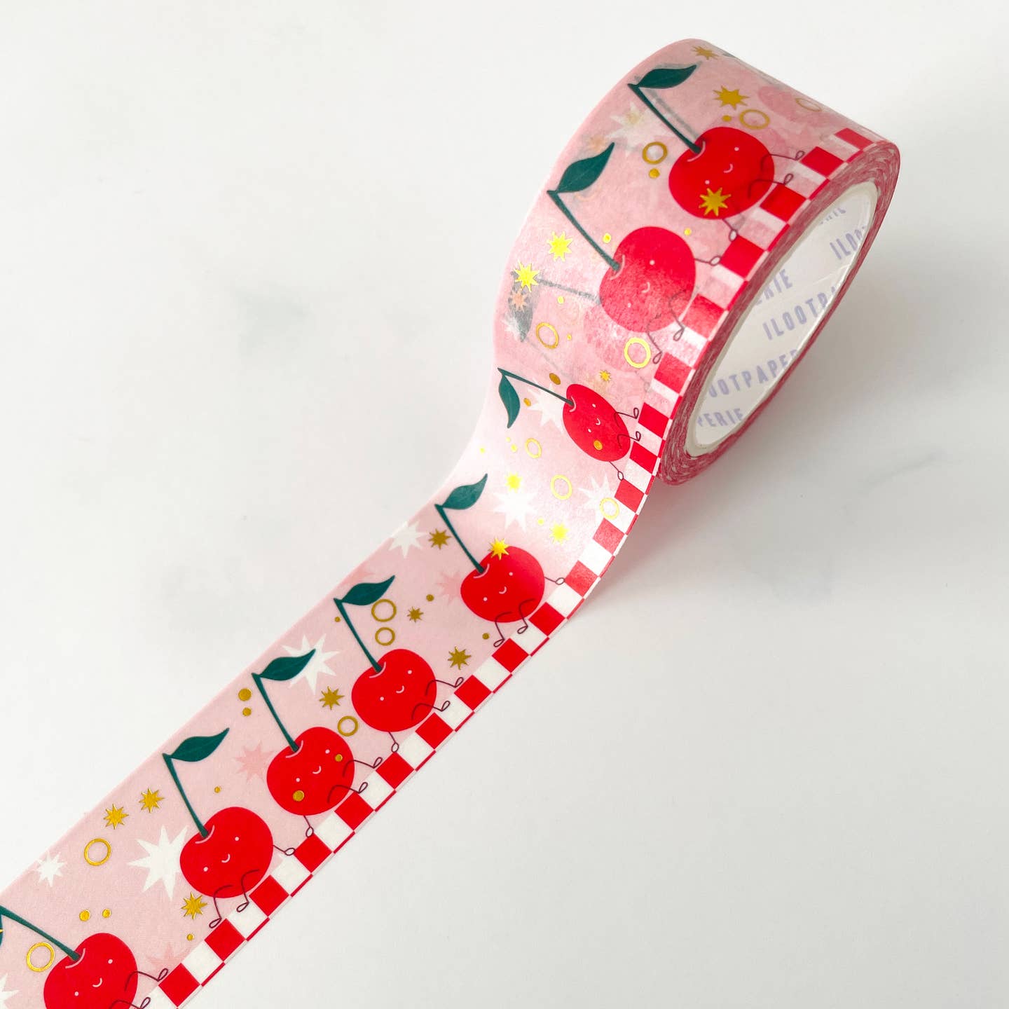 Cherry Bomb Foil Washi Tape