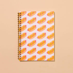 Hot Dogs Spiral Notebook