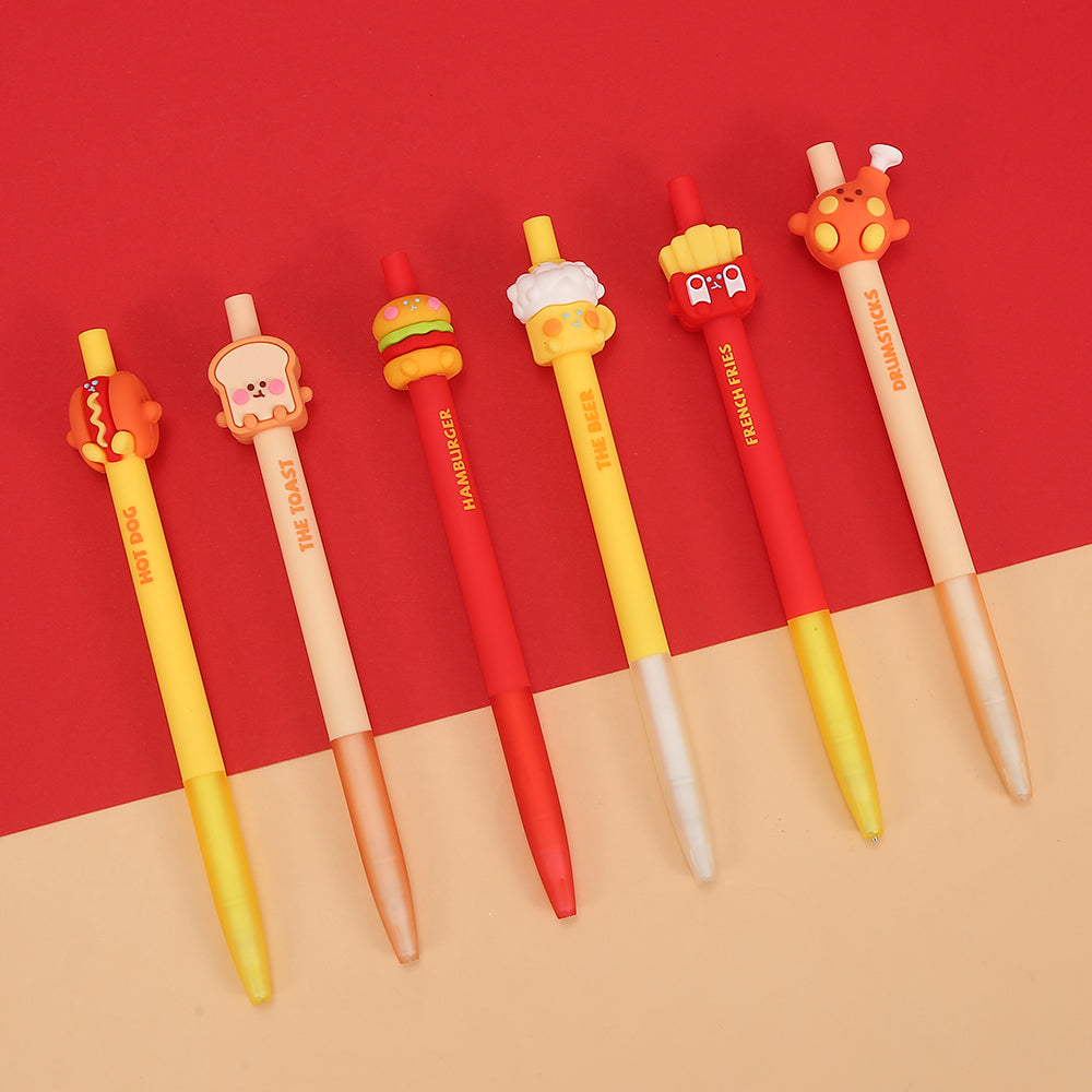 Snack Food Retractable Gel Toy Pen
