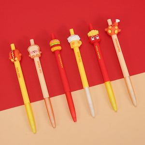 Snack Food Retractable Gel Toy Pen