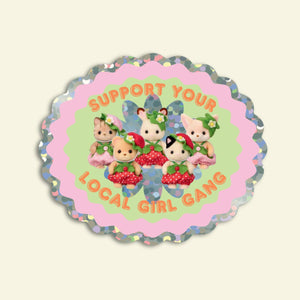 Girl Gang Sylvanian Family Sticker