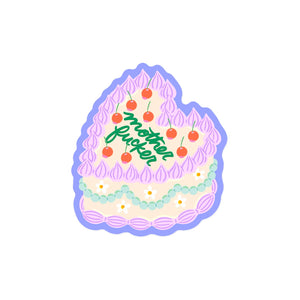 Motherfucker Cake Sticker