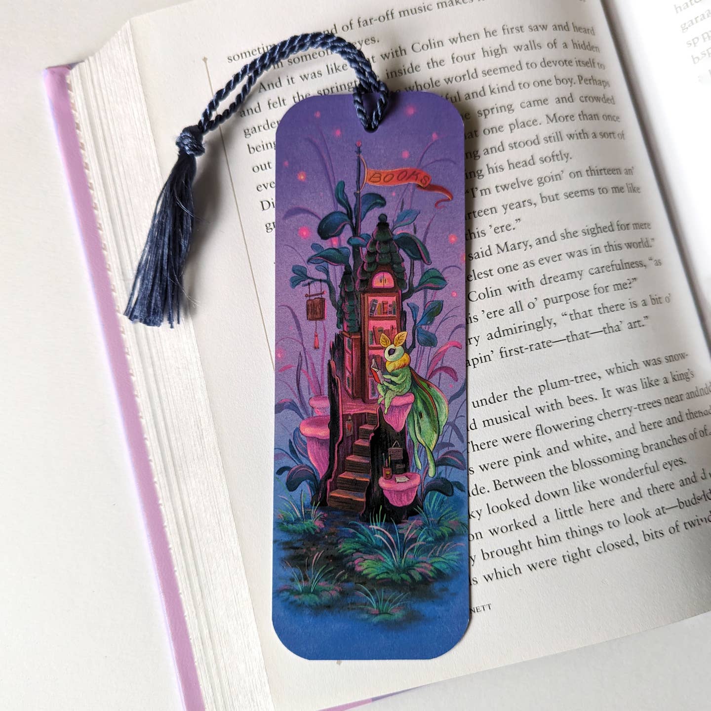 Luna Moth Library Bookmark