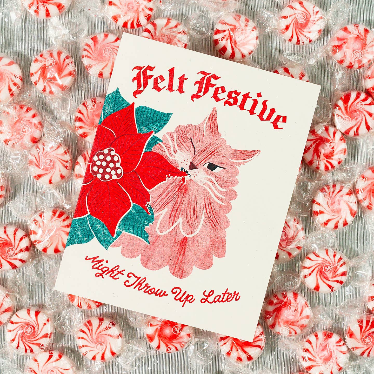 Felt Festive Holiday Card