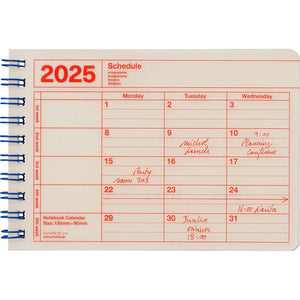 2025 Notebook Calendar - Small