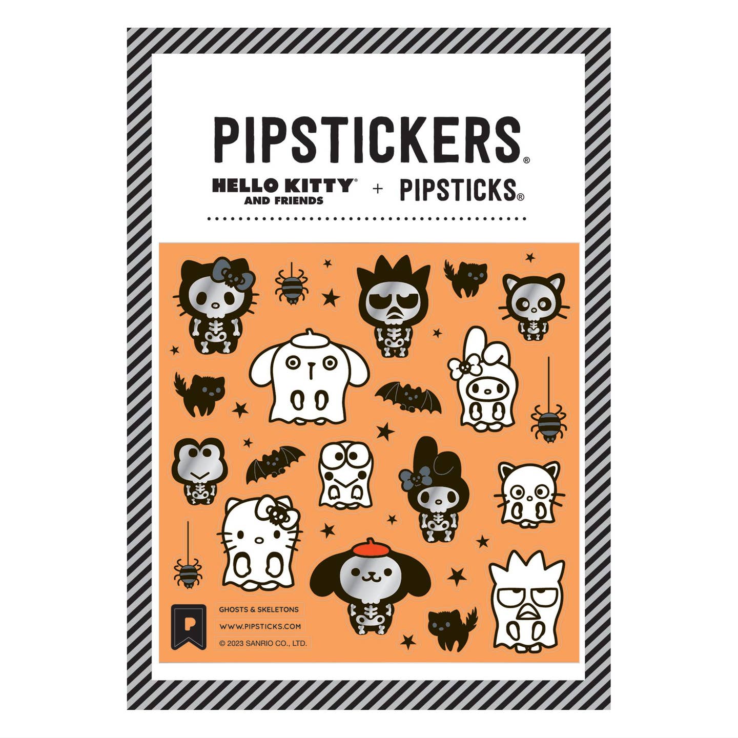 HK & F Ghosts & Skeletons Stickers