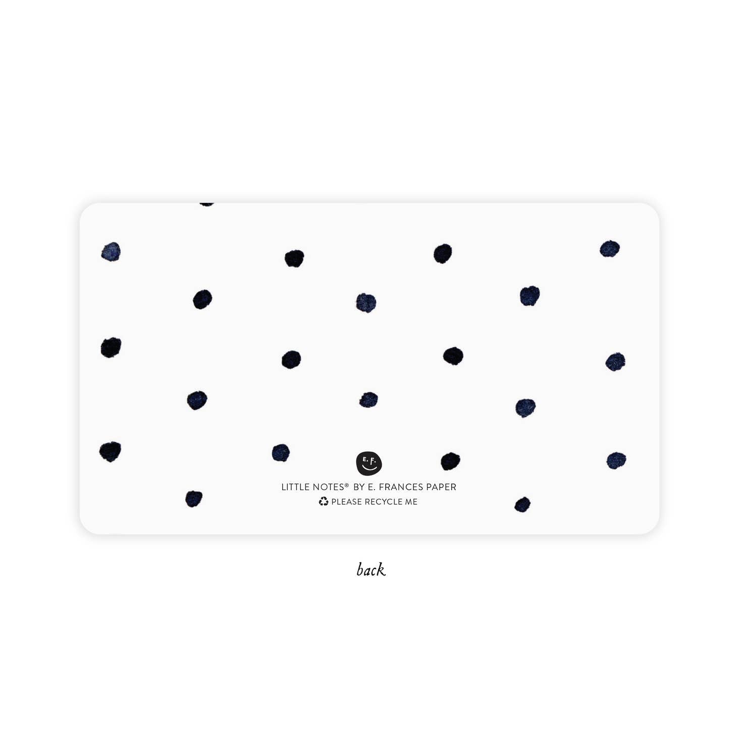 White background with black dots.