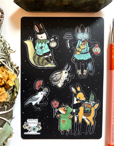 Witchy Woodland Magic Sticker Sheet