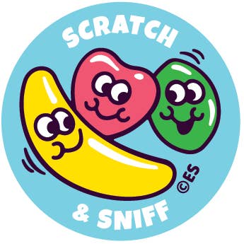 80's Candy Scratch & Sniff Sticker Sheet