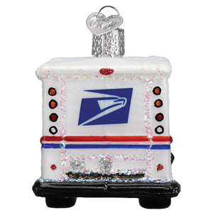 USPS Mail Truck Ornament