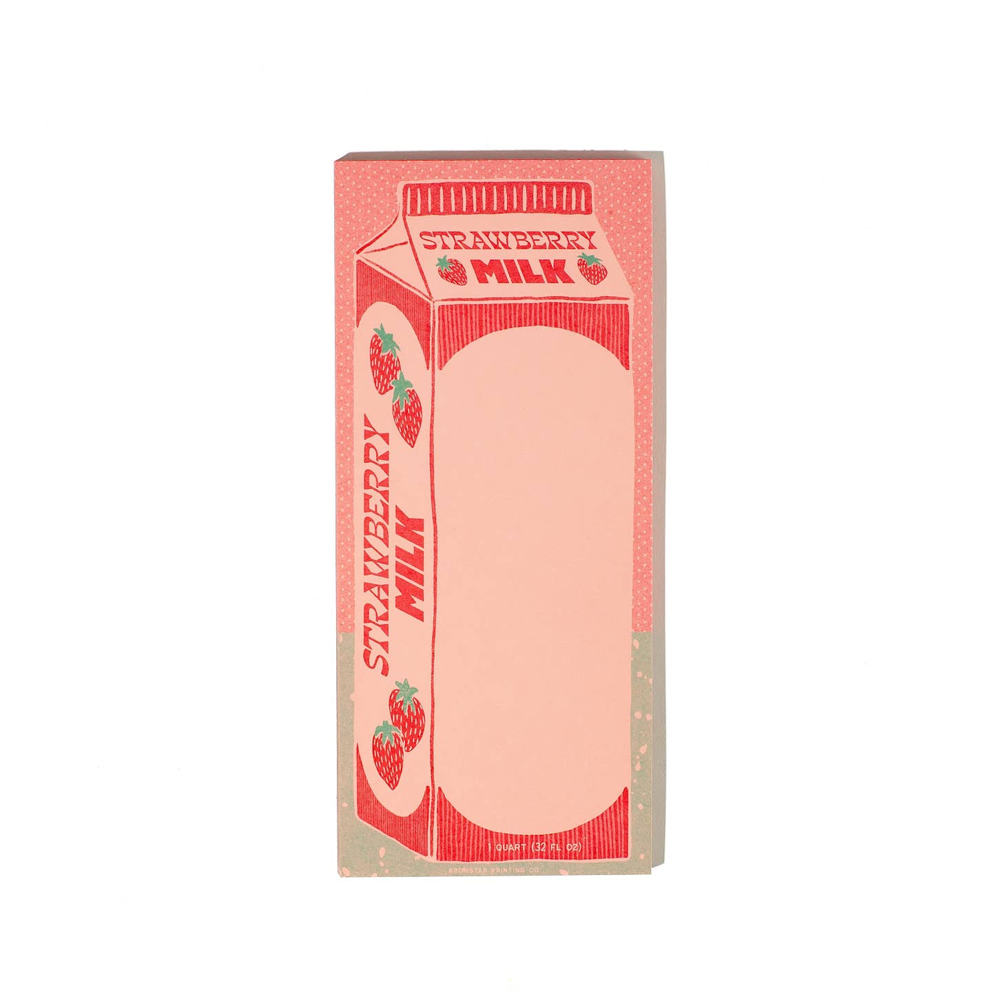 Strawberry Milk Risograph Notepad