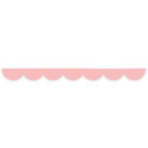 Pink scalloped edge washi tape