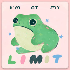 At My Limit Sticker