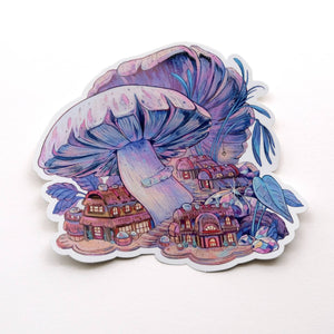 Mushroom Grove Village Sticker