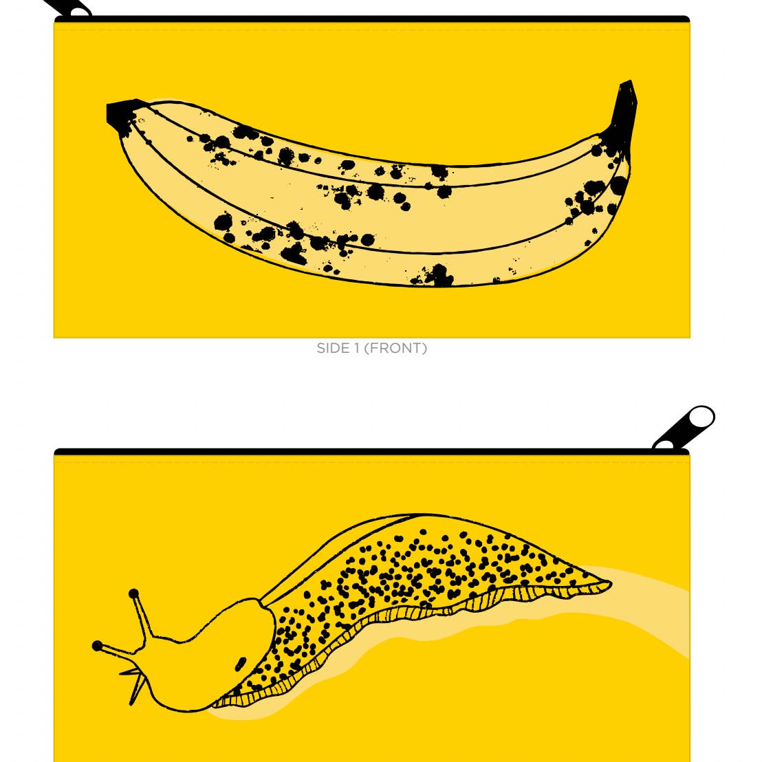 Banana/Slug Travel Pouch