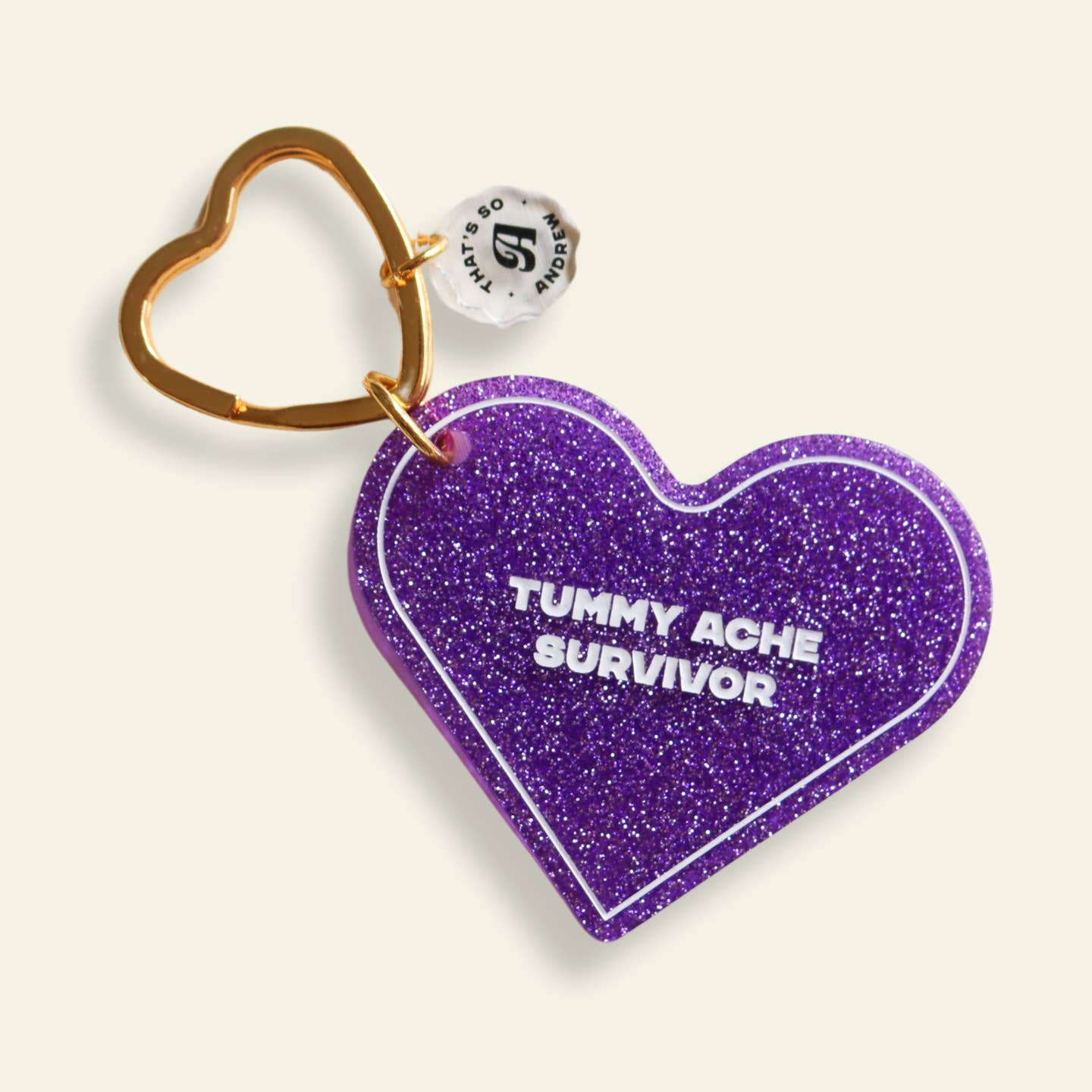 Tummy Ache Survivor Keychain