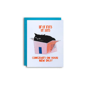 If It Fits It Sits New Home Card