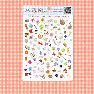 Large Teeny Tiny  Sticker Sheet