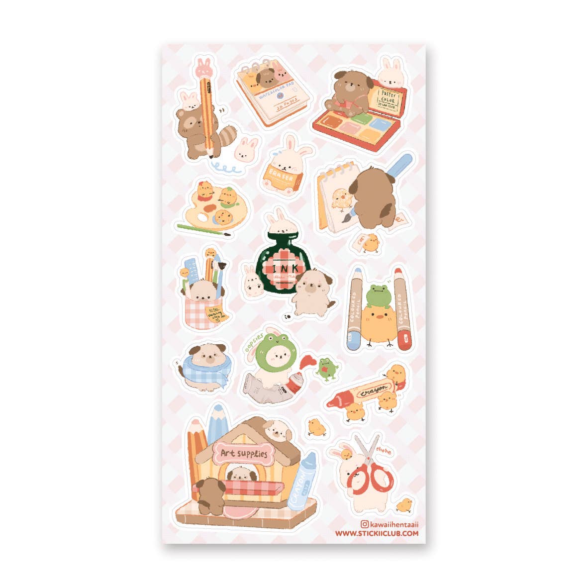 Artsy Cuties Sticker Sheet