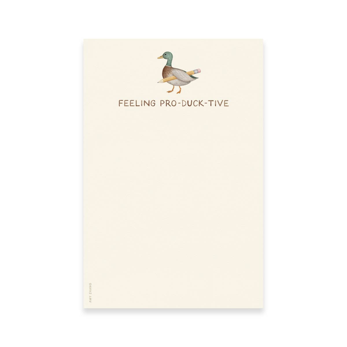 Feeling Pro Duck-tive Notepad