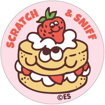 Strawberry Shortcake Scratch & Sniff Sticker Sheet