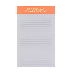 It's A Great Day Notepad