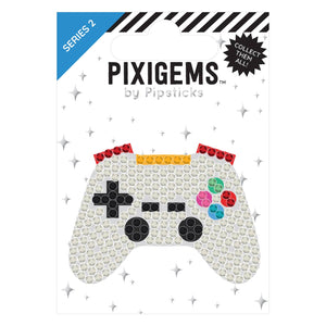 Sticker in the image of a video game controller.
