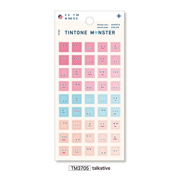 Tiny Monster Planner Stickers - Square