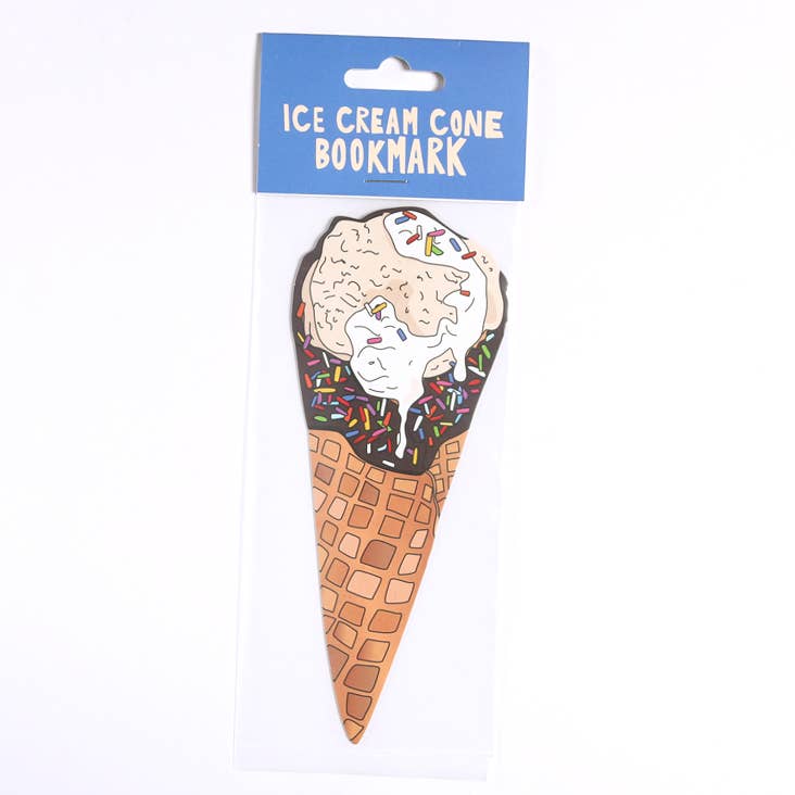 Die-Cut Ice Cream Cone Bookmark