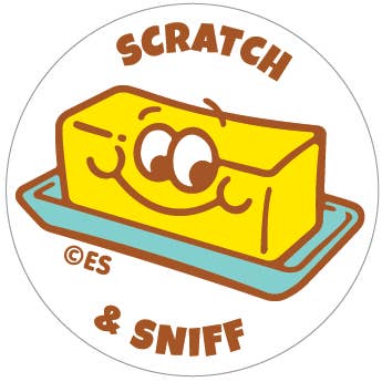 Buttered Popcorn Scratch & Sniff Sticker Sheet